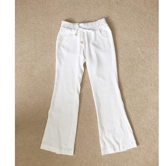 Love Tree Pants - 🟪CLEAROUT SALE-LOVE TREE White Linen Pants